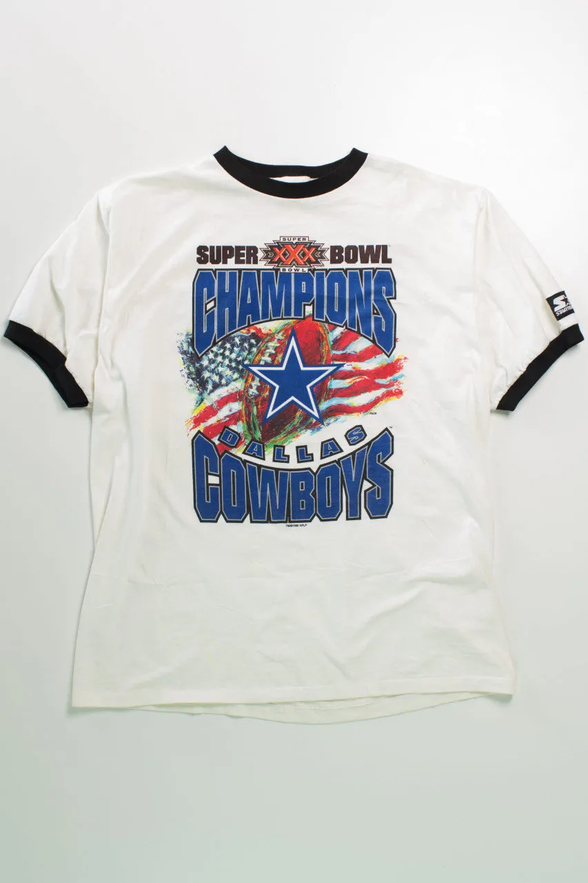 1996 Dallas Cowboys Super Bowl Champions T-Shirt