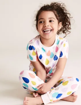 3pk Pure Cotton Unicorn Pyjama Sets