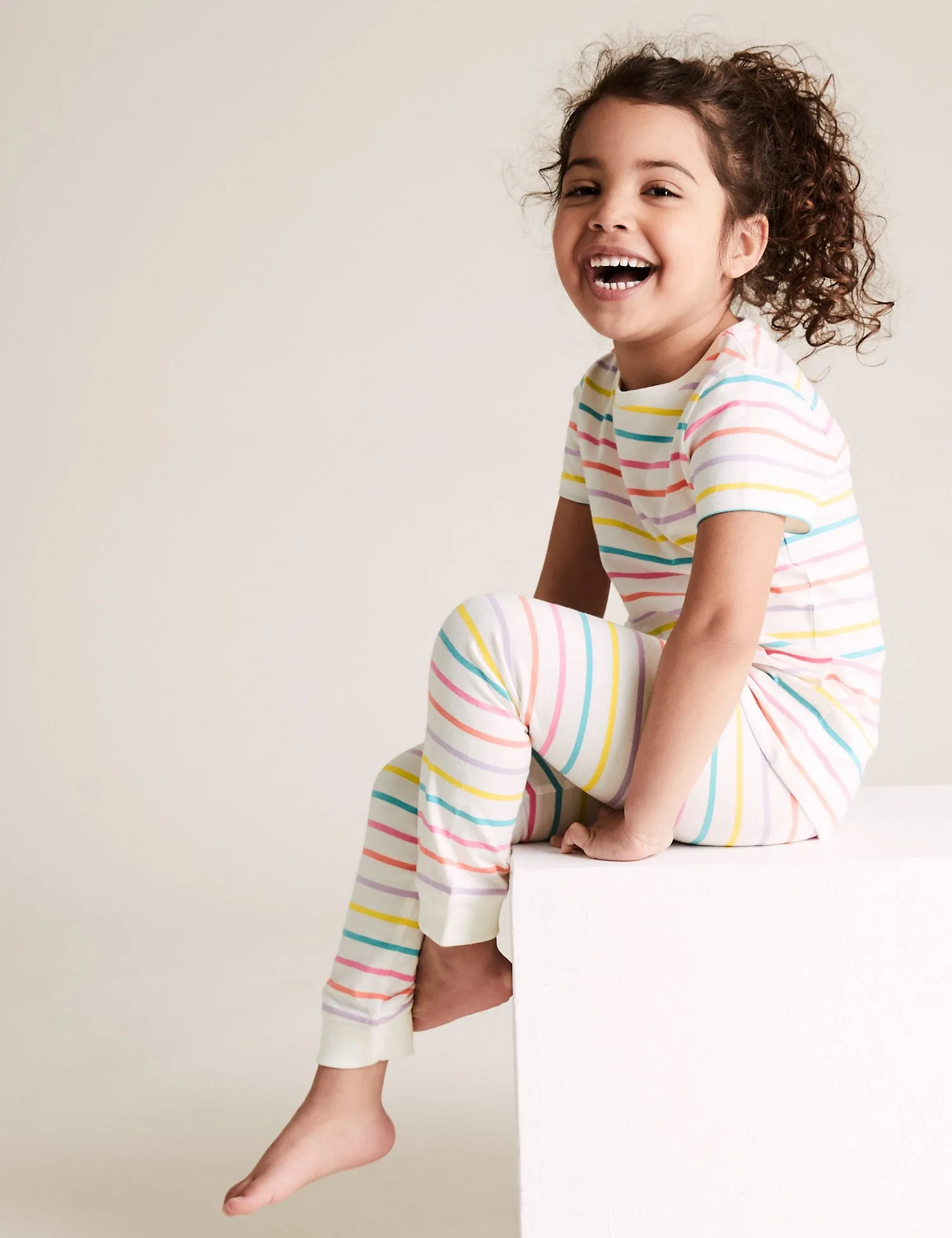 3pk Pure Cotton Unicorn Pyjama Sets