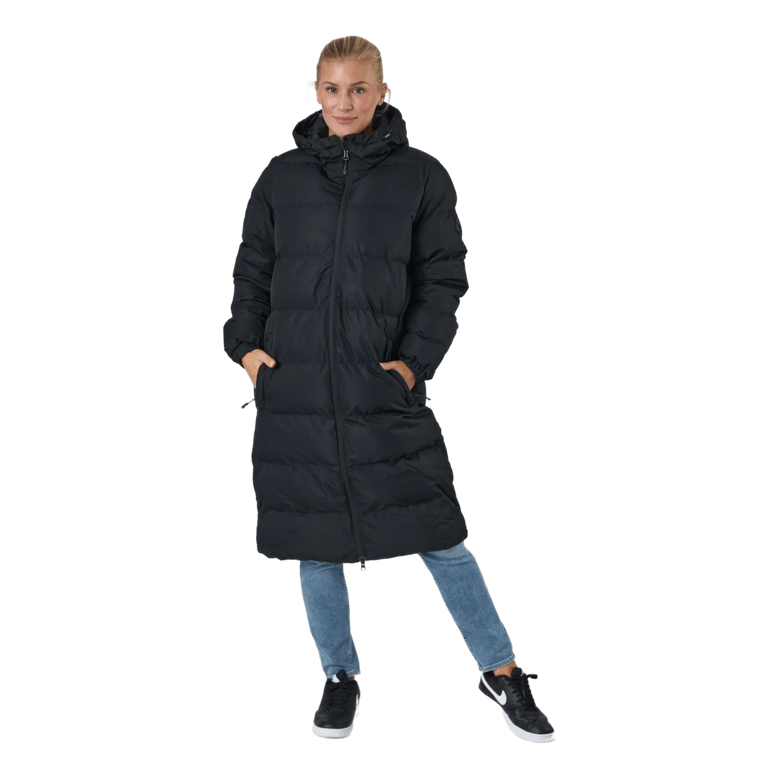 Abella W Long Padded Jacket Black