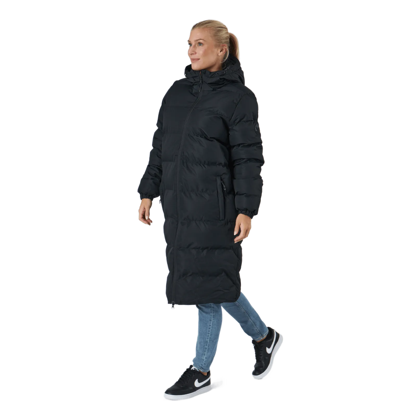 Abella W Long Padded Jacket Black