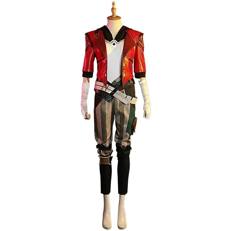 Anime LOL Arcane Vi Leather Cosplay Costume