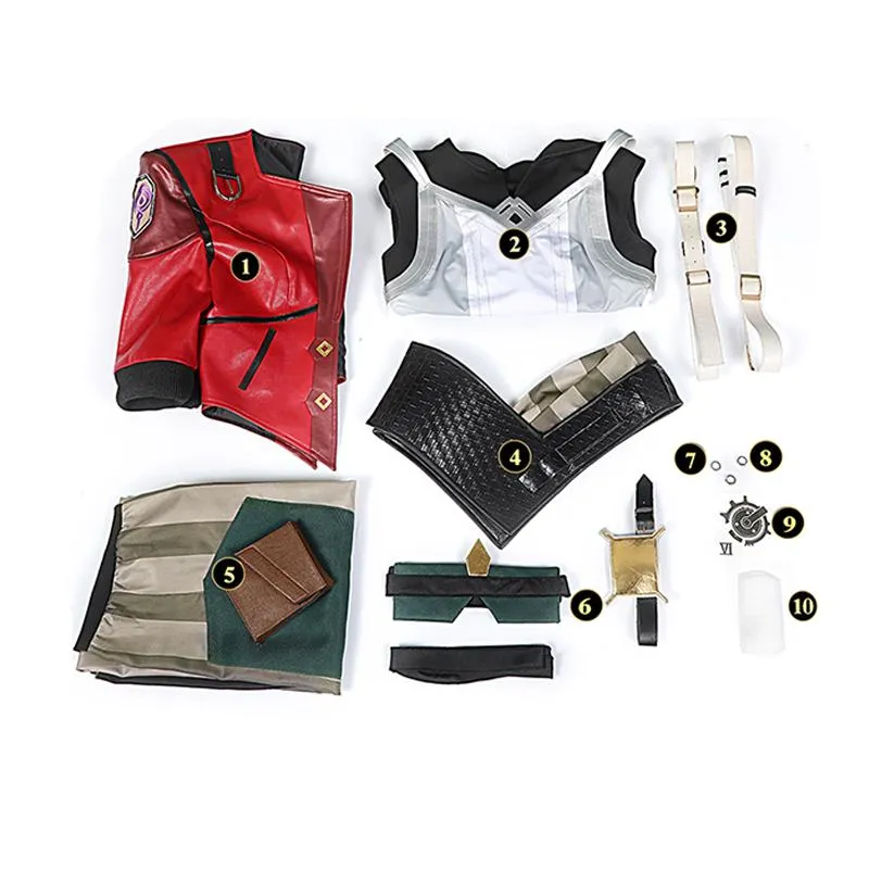 Anime LOL Arcane Vi Leather Cosplay Costume