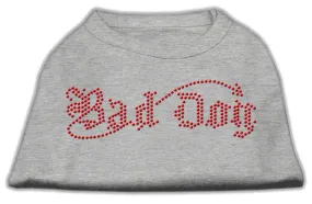 Bad Dog Rhinestone Shirts Grey Xxl (18)