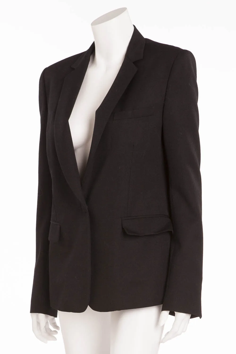 Balmain - Classic Black Wool Blazer - FR 40