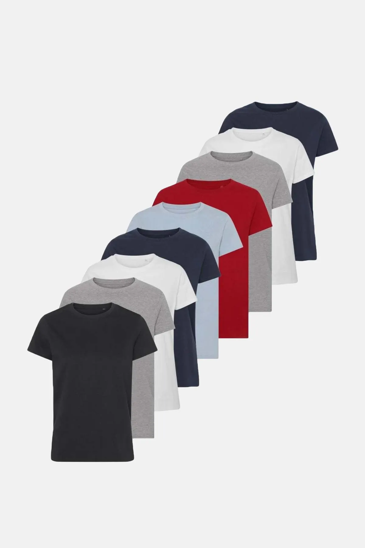 Basic T-shirts - Pakketilbud - Dame 9 stk. (V.I.P)