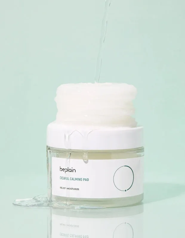 BEPLAIN Cicaful Calming Pad Sensitive Skin Barrier soothing Moisture Beauty