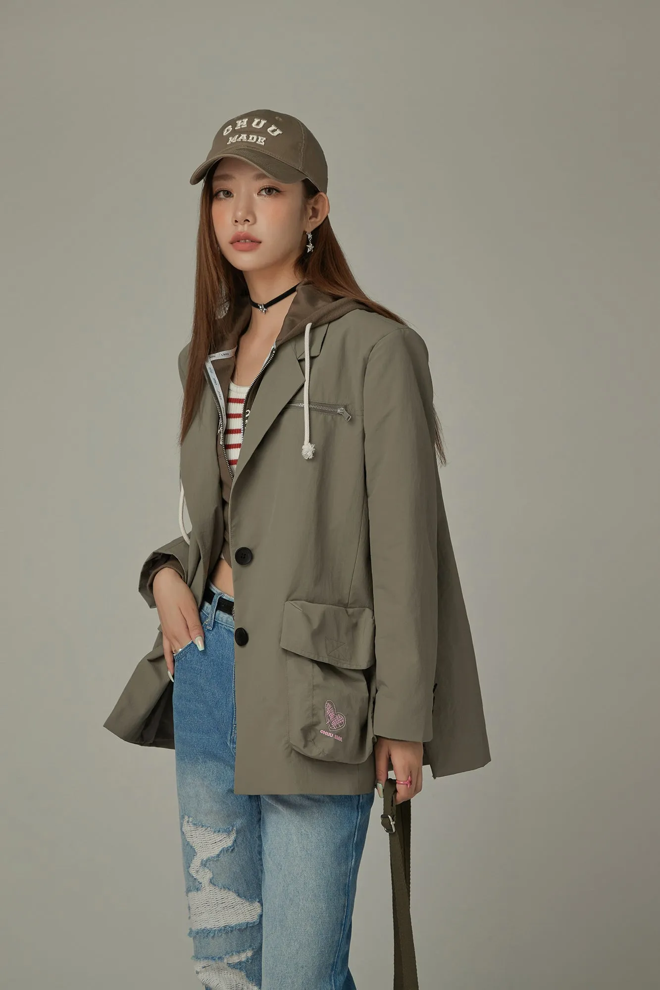Big Pocket Boxy Jacket