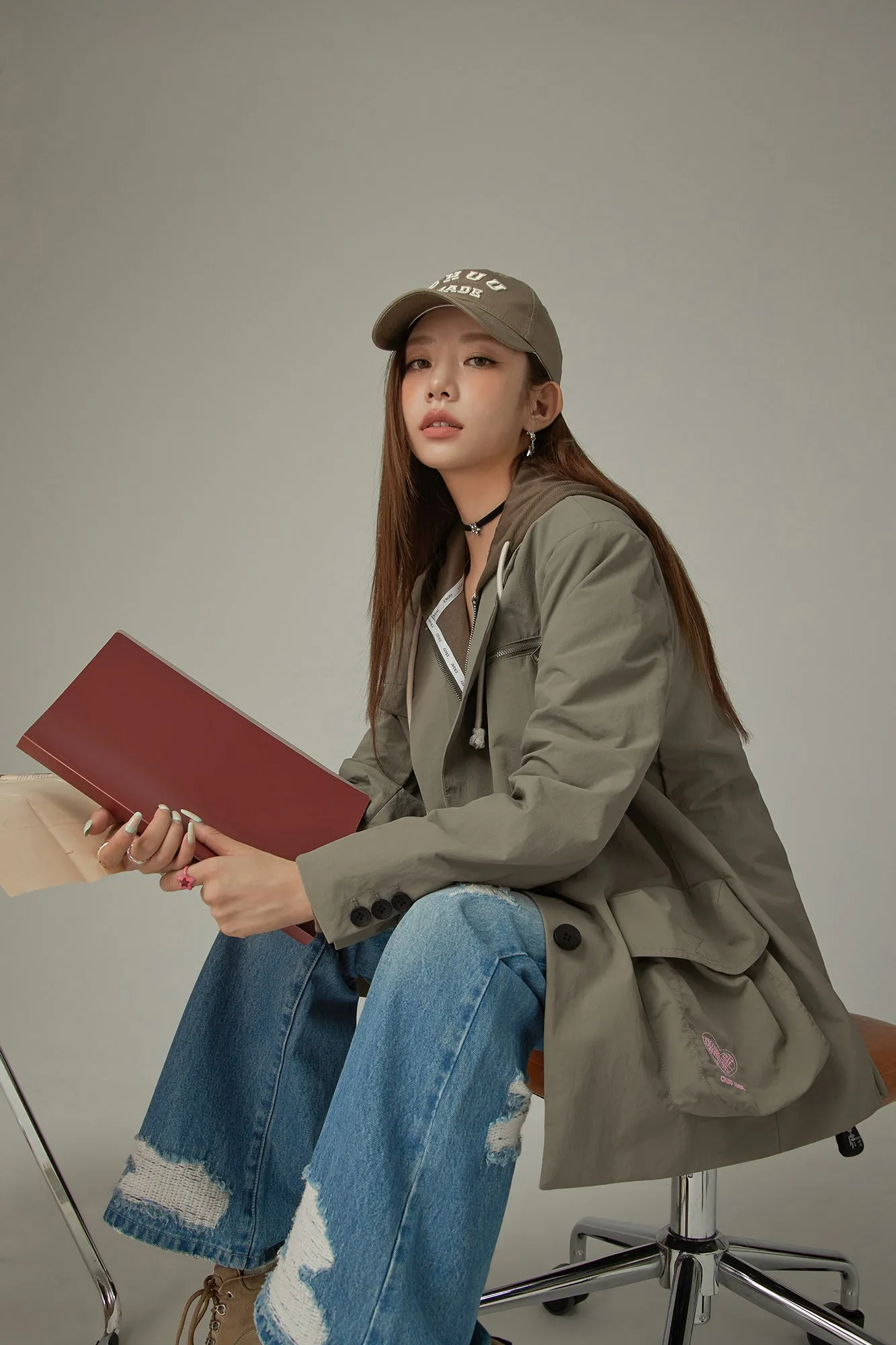 Big Pocket Boxy Jacket