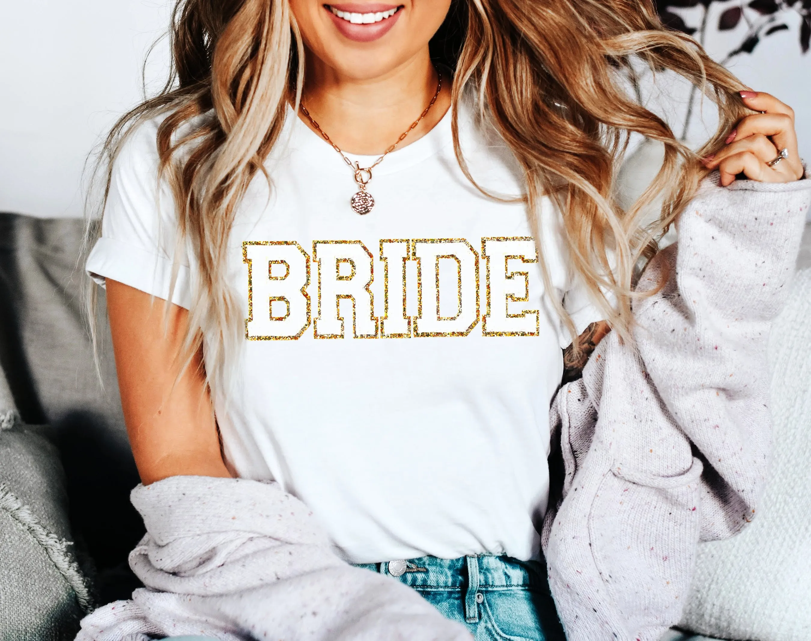 BRIDE Letter Patch Sweatshirt