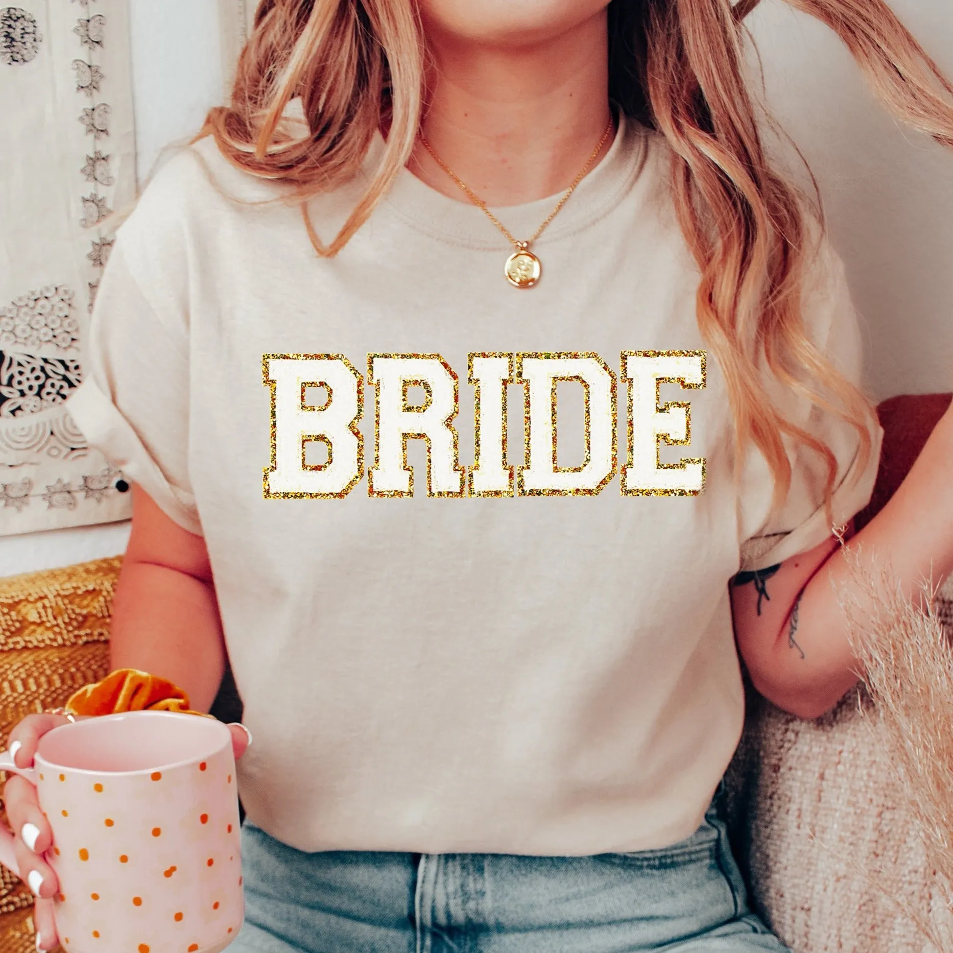 BRIDE Letter Patch Sweatshirt