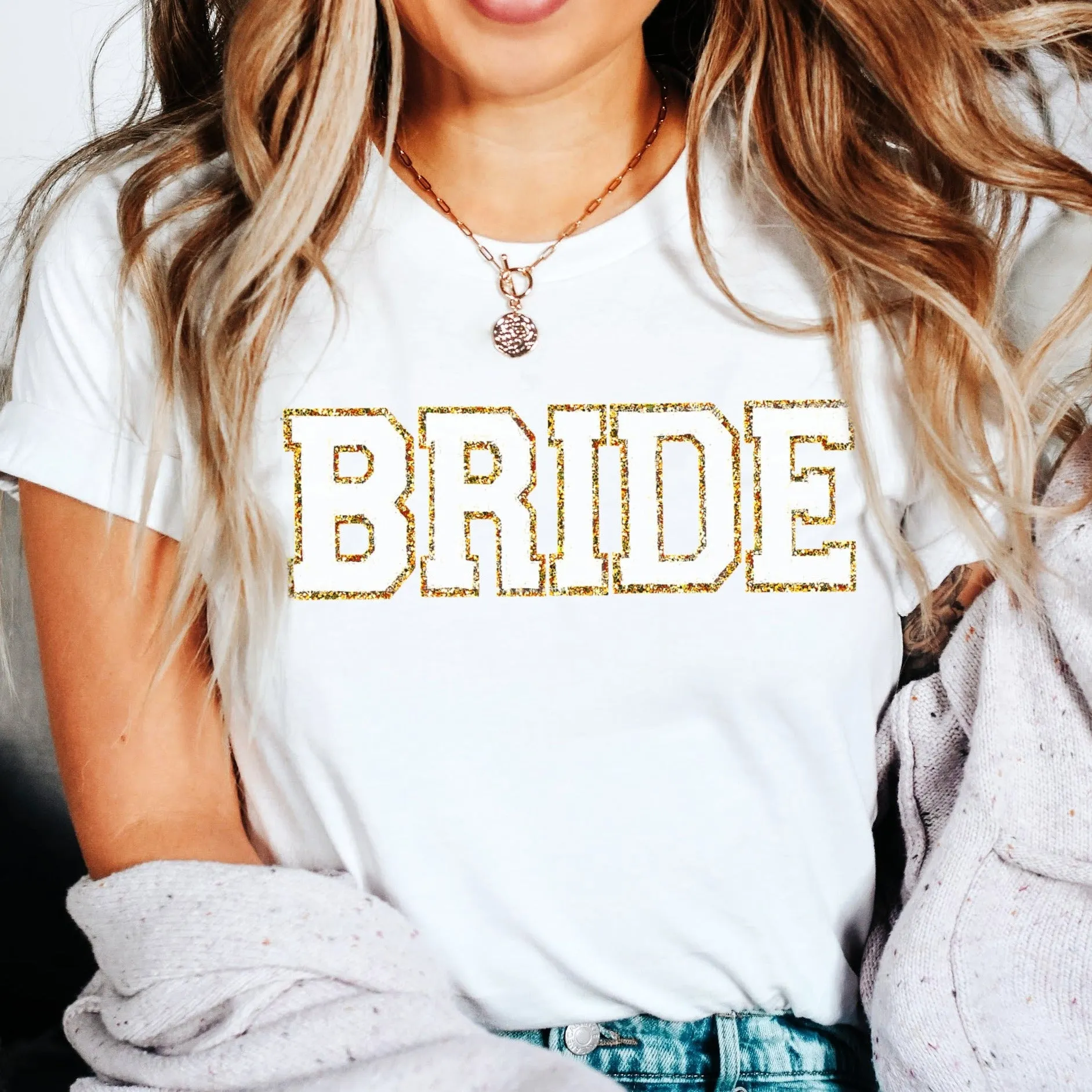 BRIDE Letter Patch Sweatshirt