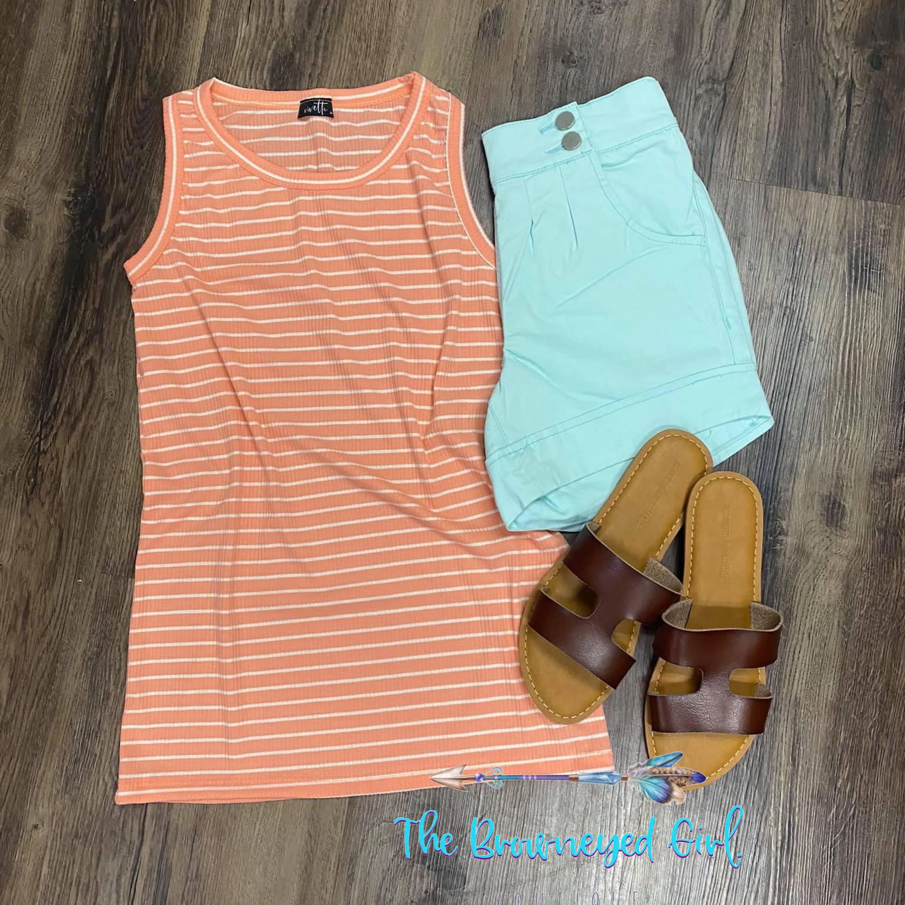 Callie Front Button Pocket Shorts