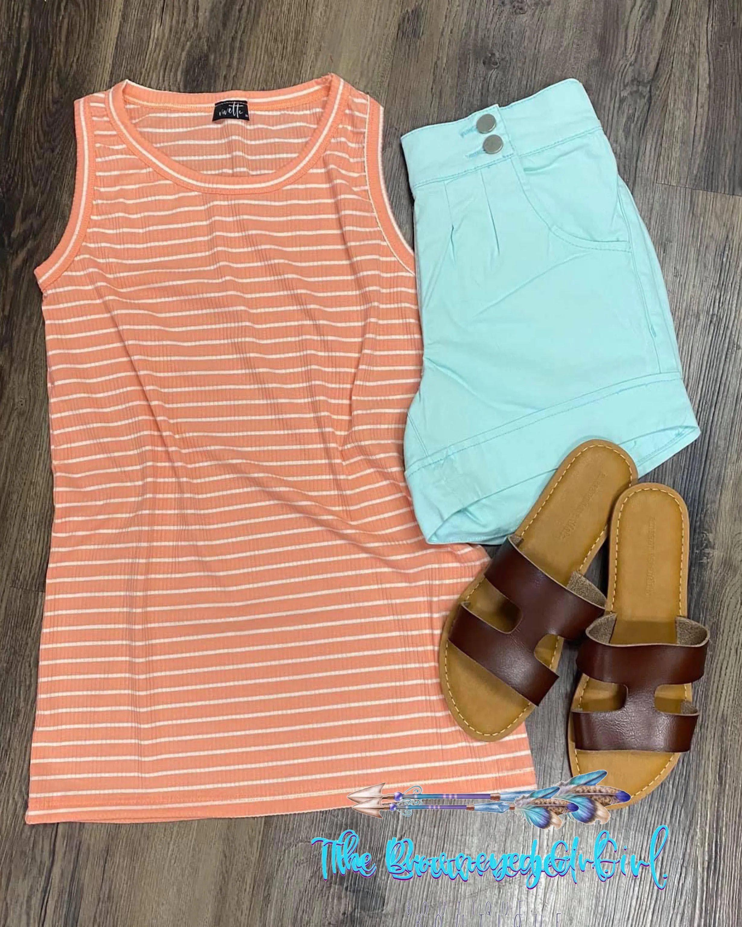 Callie Front Button Pocket Shorts