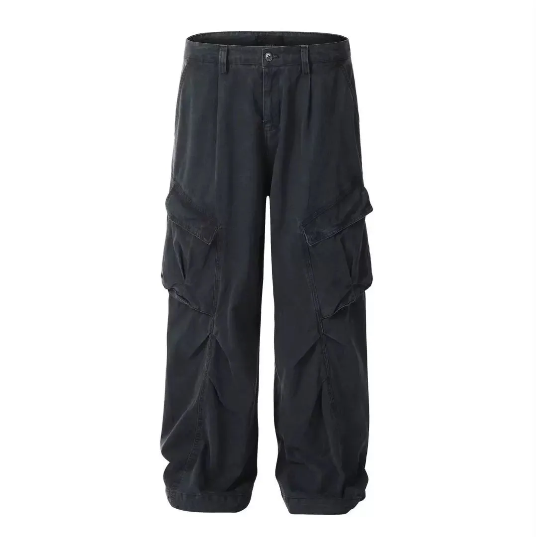 Cargo Style Tilt Pocket Jeans