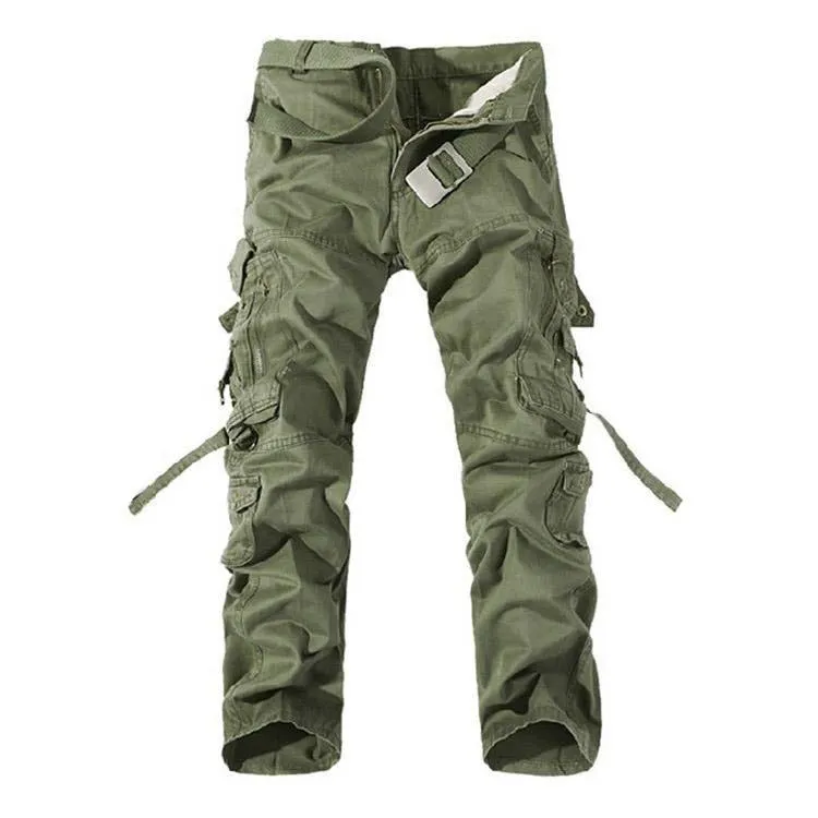 Causal Pockets Design Outdoor Cotton Men's Cargo Pants