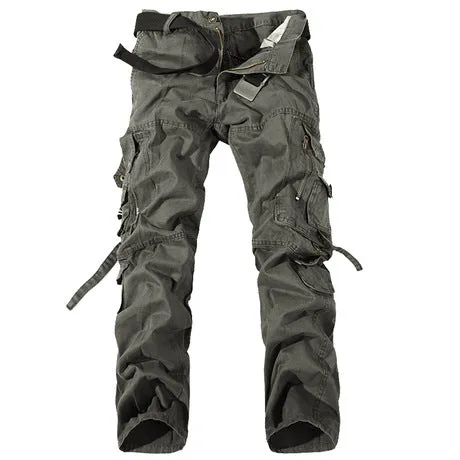 Causal Pockets Design Outdoor Cotton Men's Cargo Pants