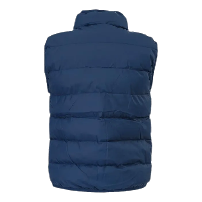 Caya Solid Waistcoat Blue/Red