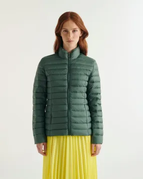 Celadon green Cha lightweight puffer jacket