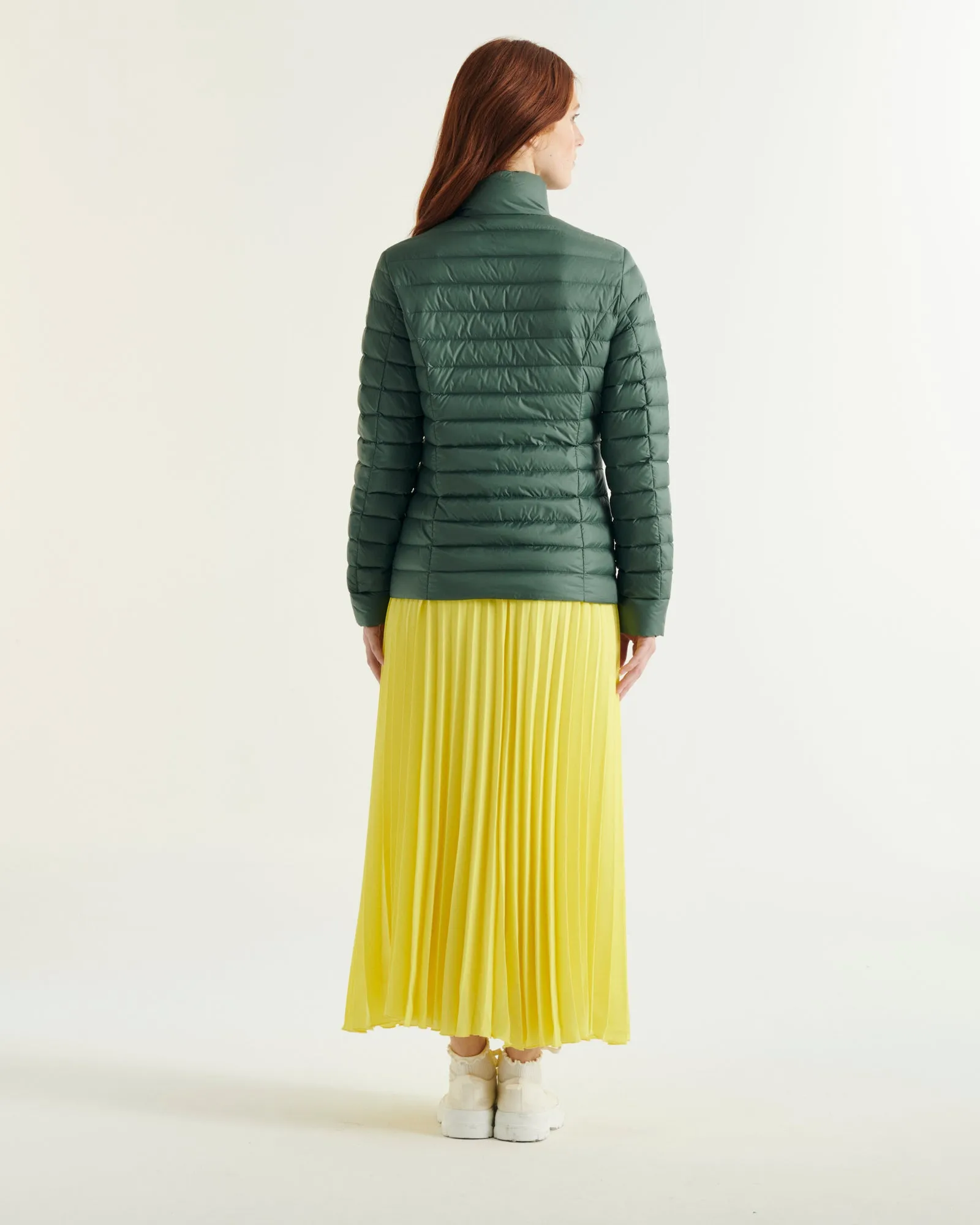 Celadon green Cha lightweight puffer jacket