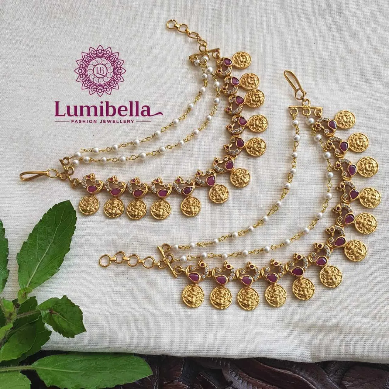 Coin Lakshmi Style Ear Mattal