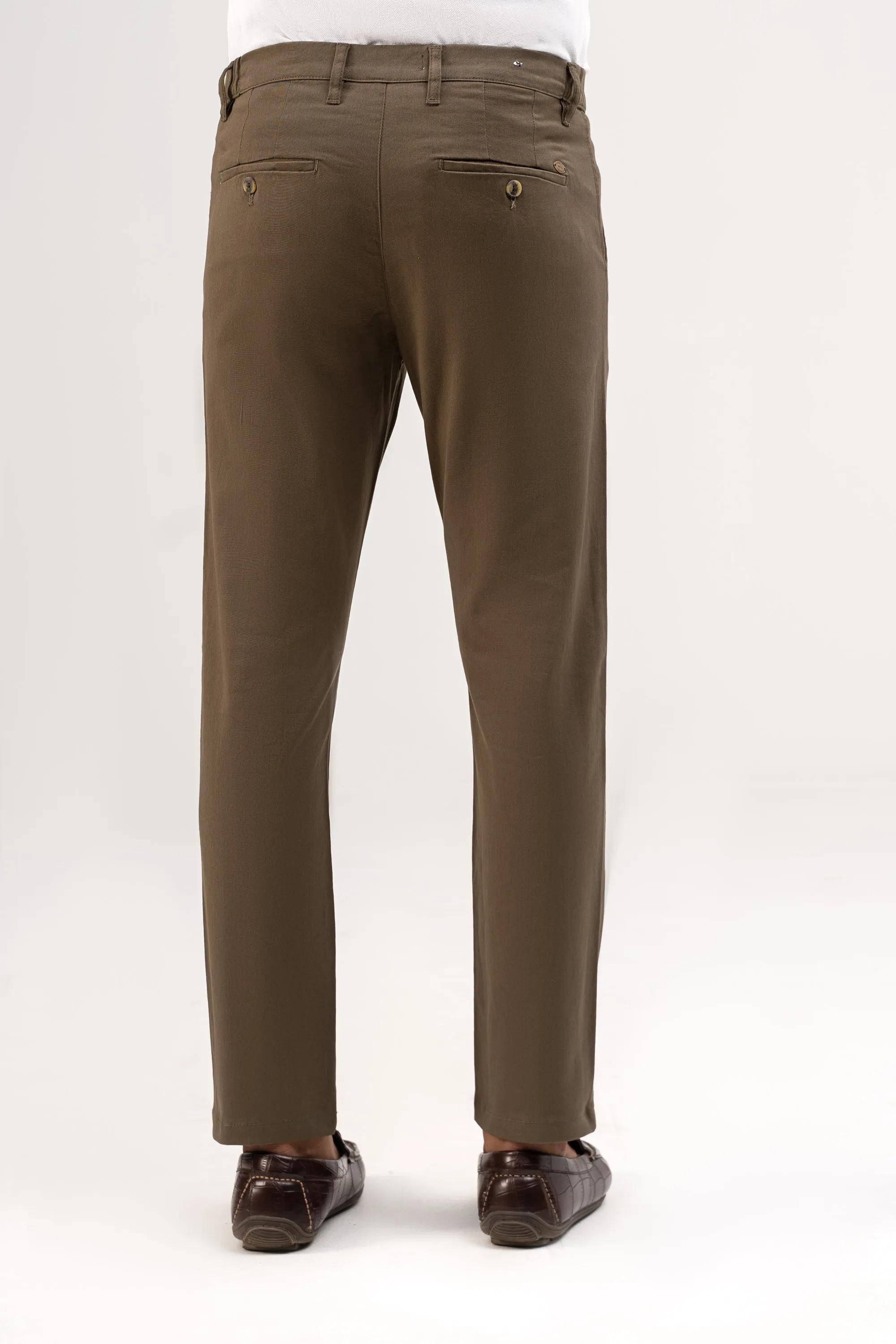 CROSS POCKET ELASTIC WAIST PANT OLIVE