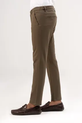CROSS POCKET ELASTIC WAIST PANT OLIVE