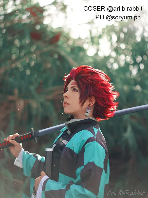 Demon Slayer / Kimetsu no Yaiba Tanjirou Kamado kimono Cosplay Costume