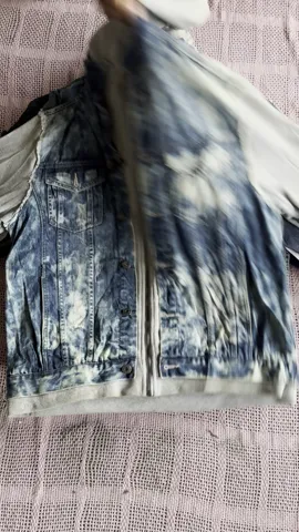 Denim jackets with zip 20 pieces
