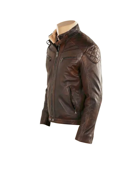 Desert leather jacket