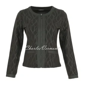 Chic Dolcezza Timeless Leather Zip Jacket - Style 74126