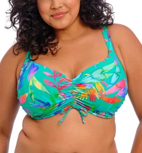 Elomi Toyama Tides Adjustable Crop Top Underwire Bikini (ES802206) - Jade