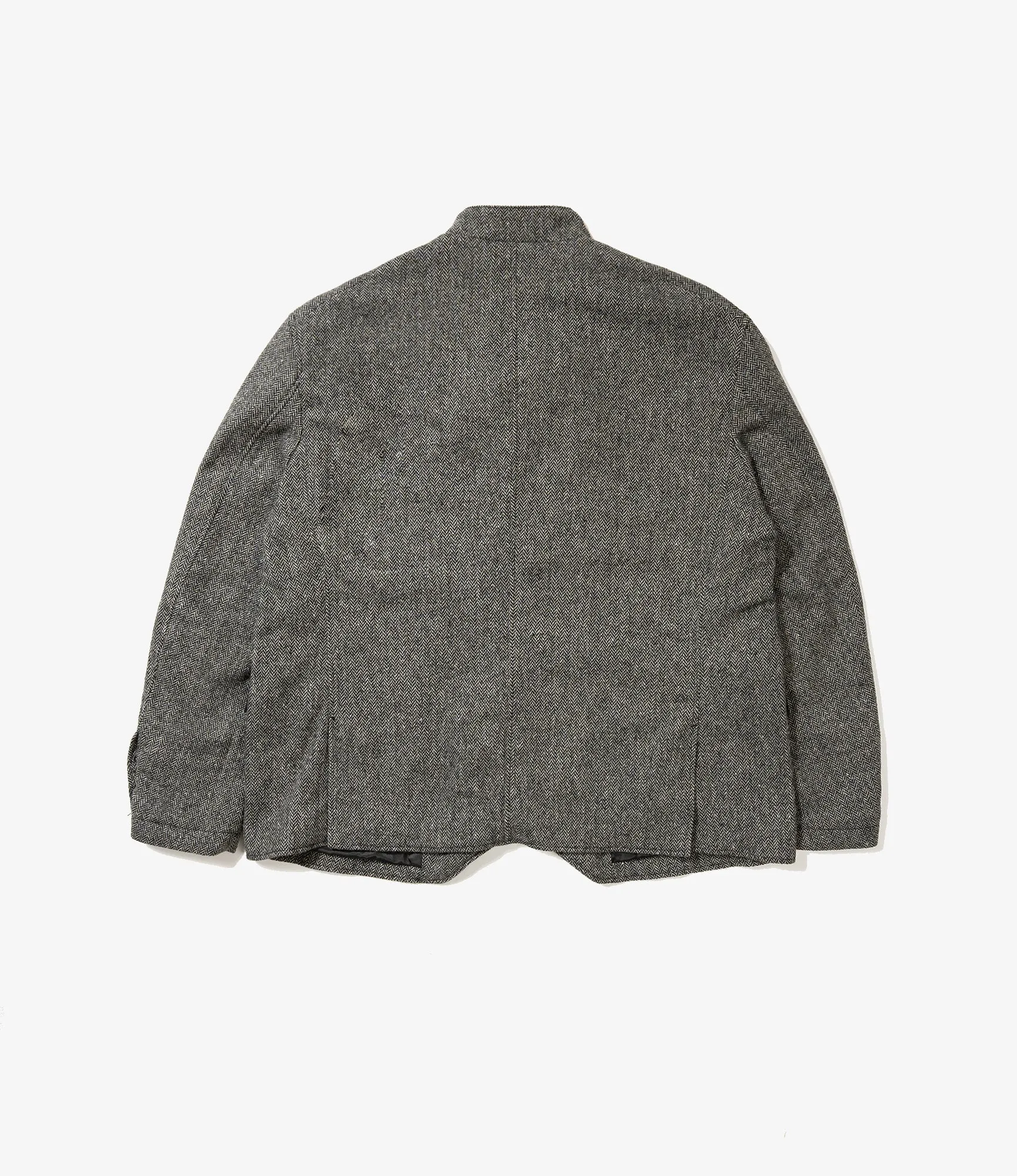 Engineered Garments Chelsea Jacket - Grey Poly Wool Herringbone