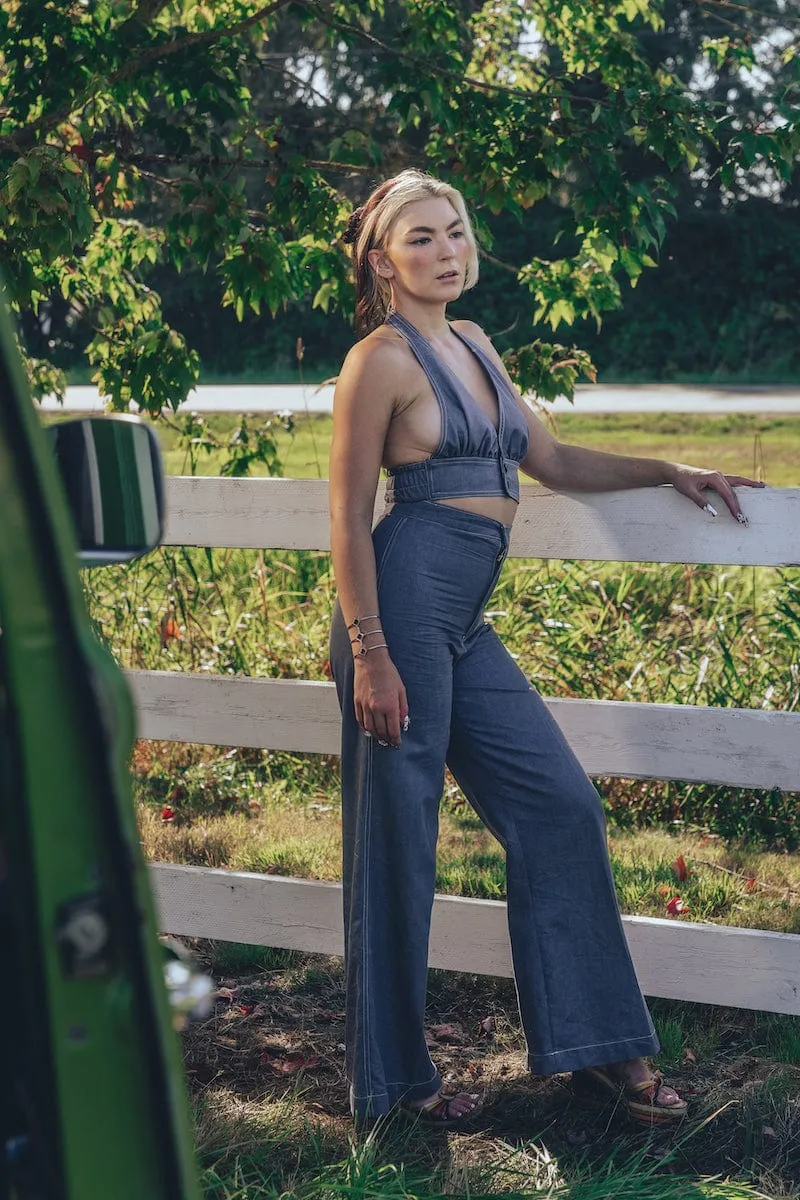 Farrah Bells - light denim