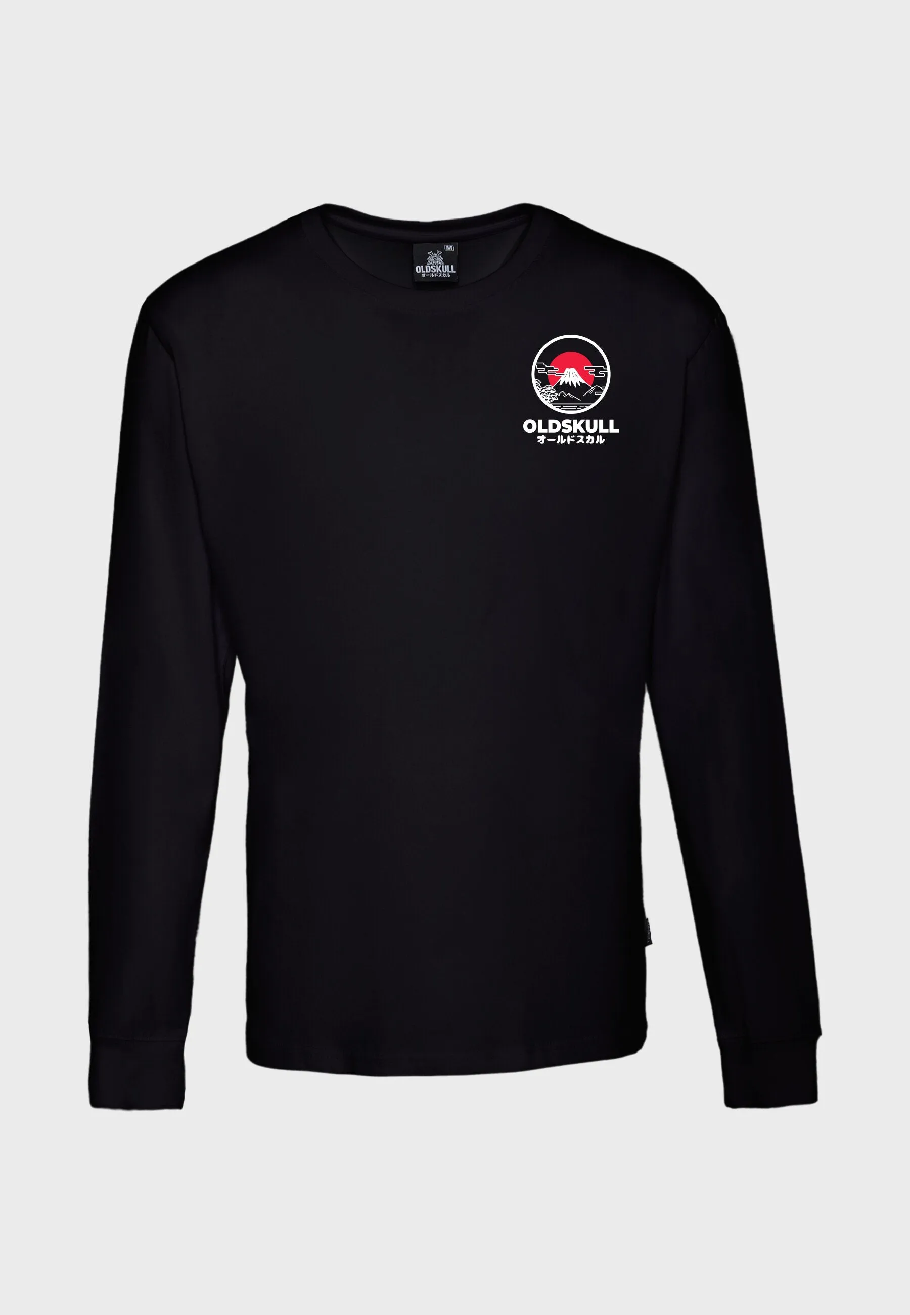 Fu-Tee-San Backprint Longsleeve T-Shirt Black