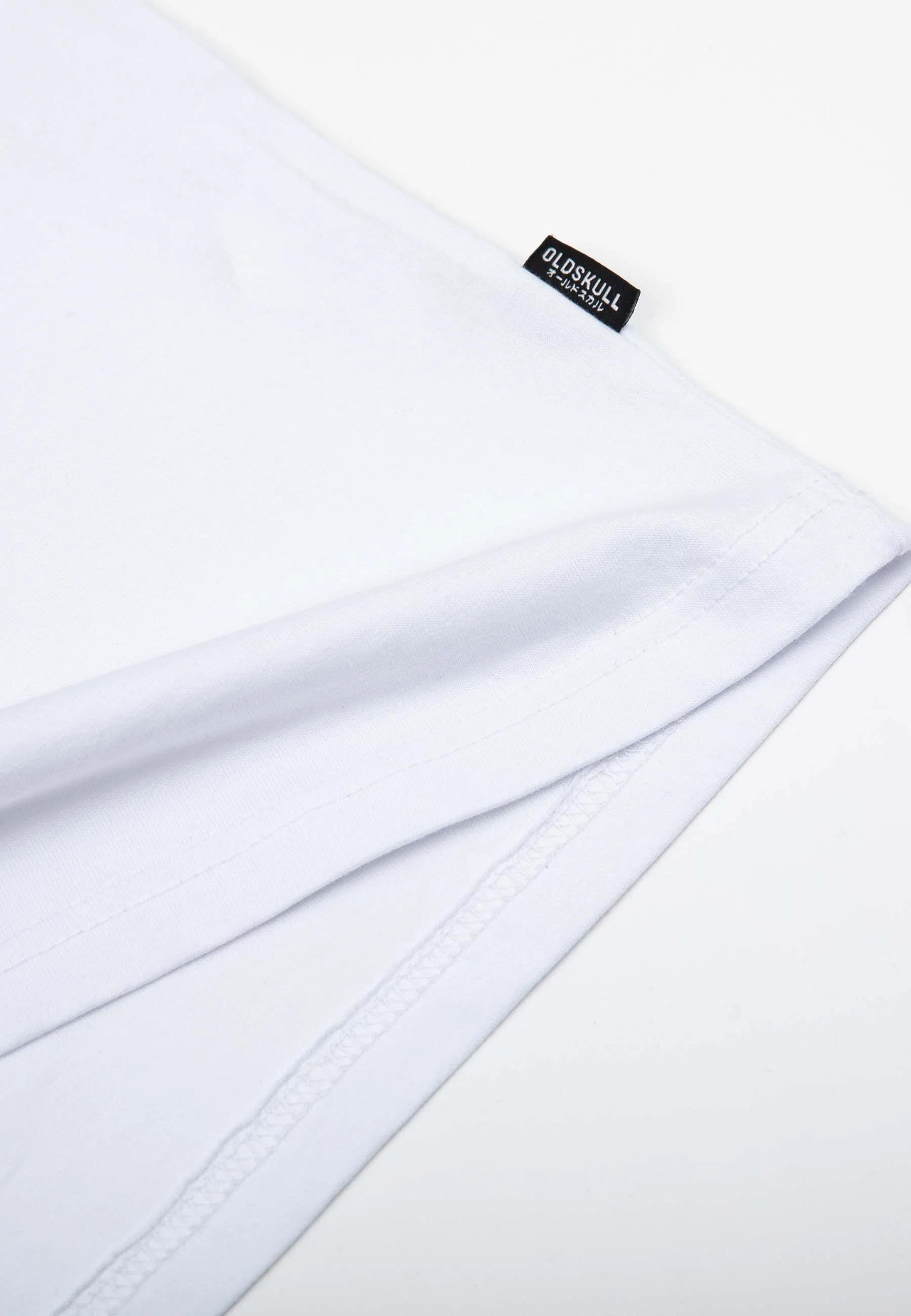 Fu-Tee-San Backprint Longsleeve T-Shirt White