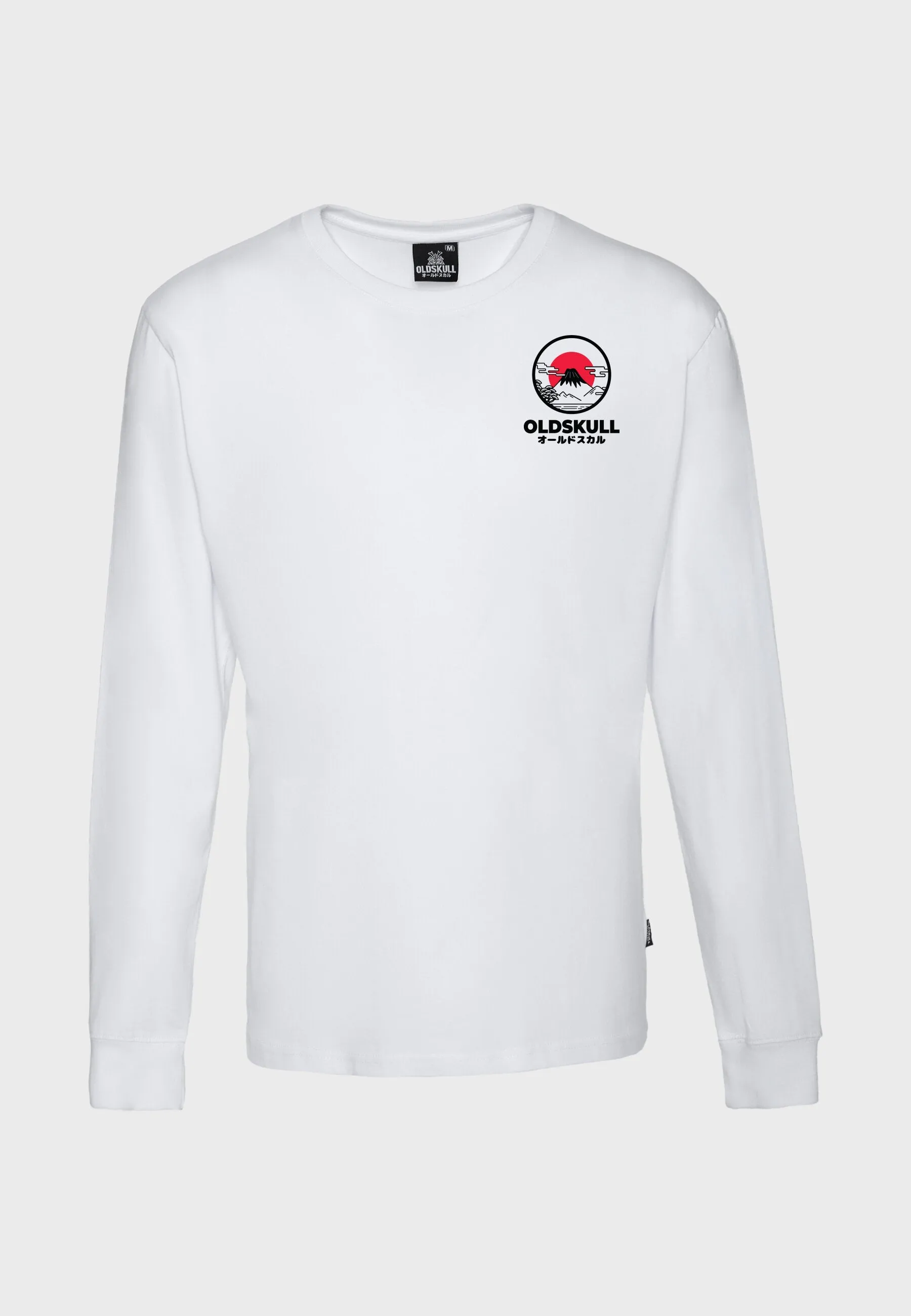 Fu-Tee-San Backprint Longsleeve T-Shirt White