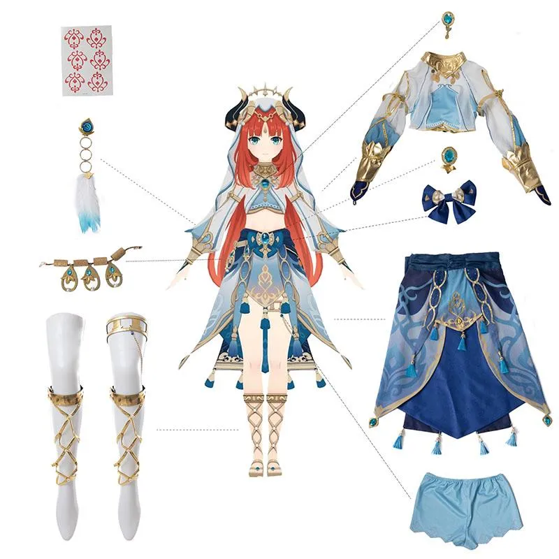 Genshin Impact Nilou Sumeru Outfit Cosplay Costume