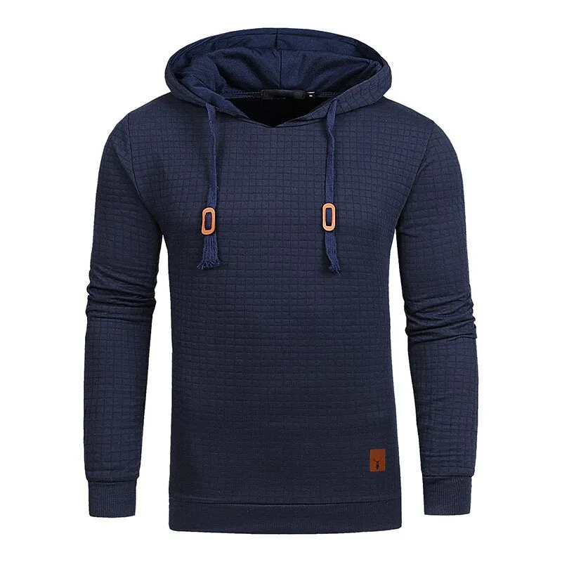 Hoodies Men Long Sleeve Solid Color Hooded Sweatshirt Male Hoodie Casual Sportswear