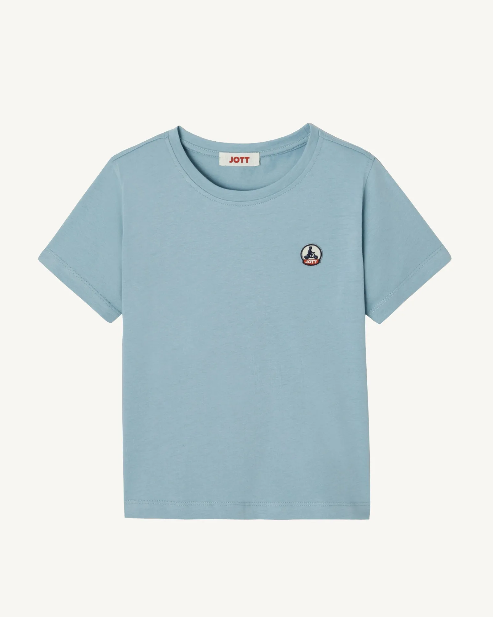 Iceberg blue Rio kid's crew-neck organic cotton T-shirt