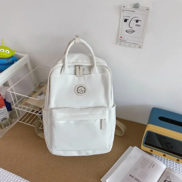 Korean Style Nylon Women Backpack