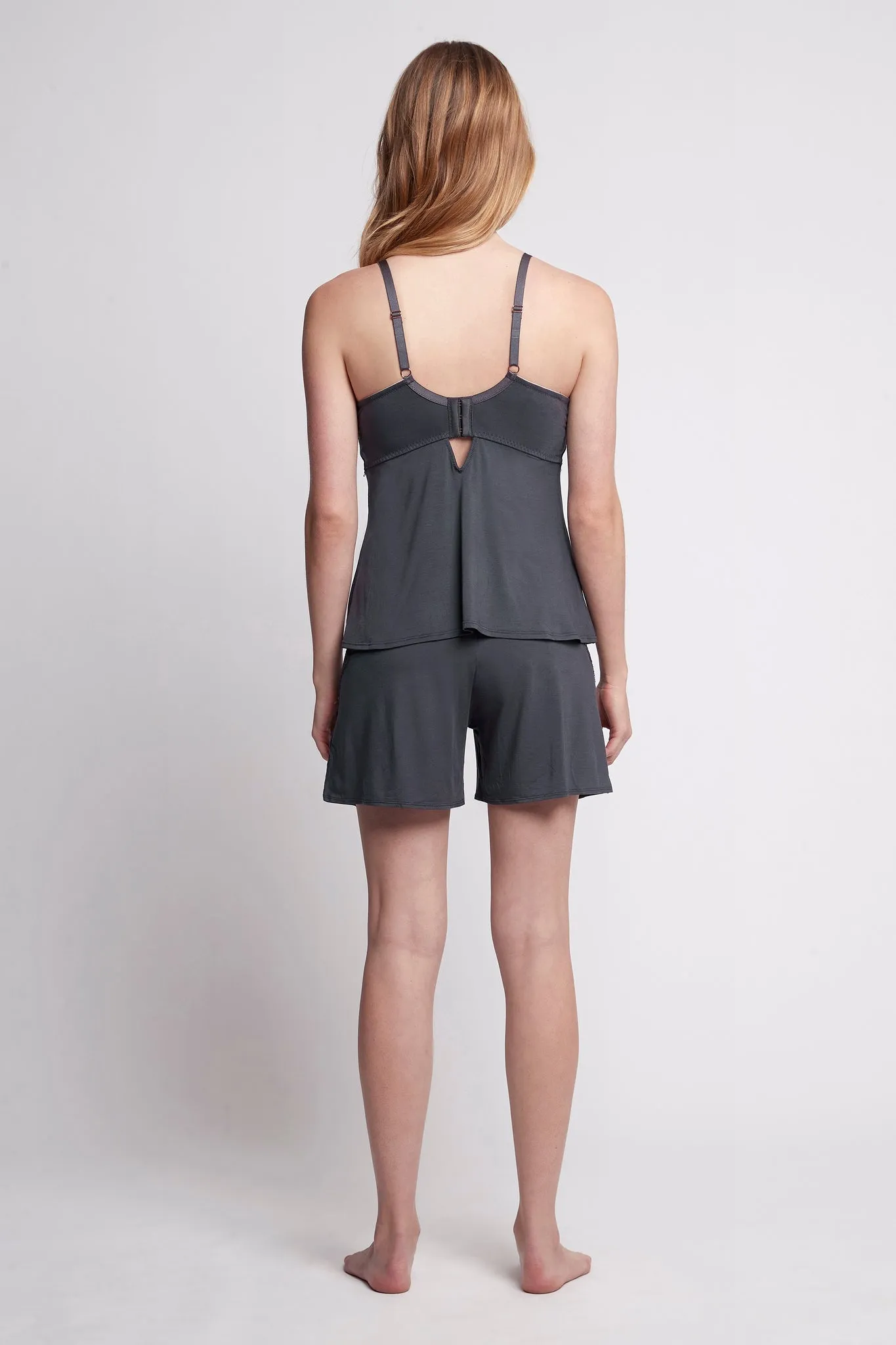 Mirabella Maternity Cami Set - Charcoal