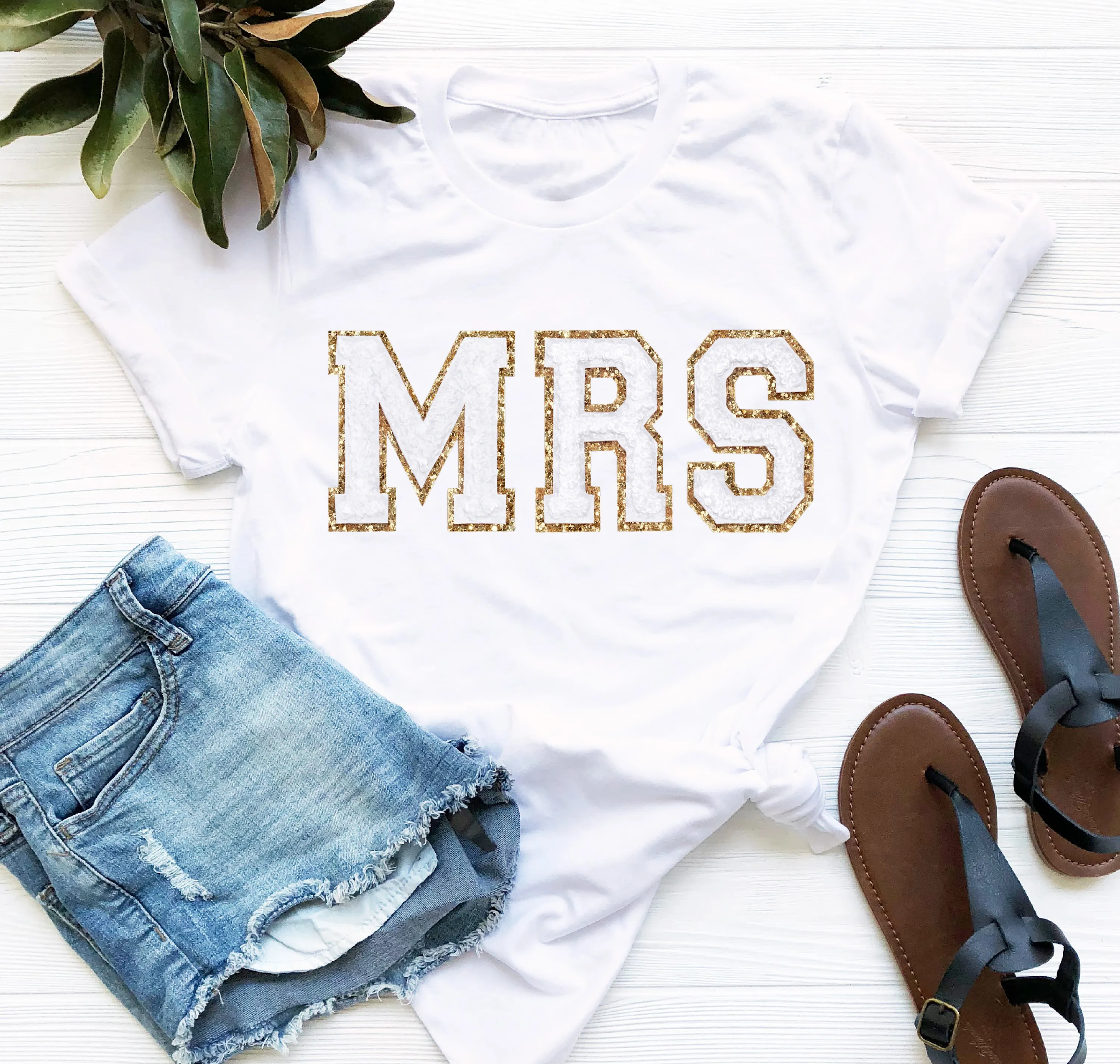 MRS Letter Patch Sweatshirt