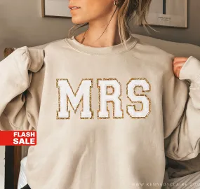 MRS Letter Patch Sweatshirt
