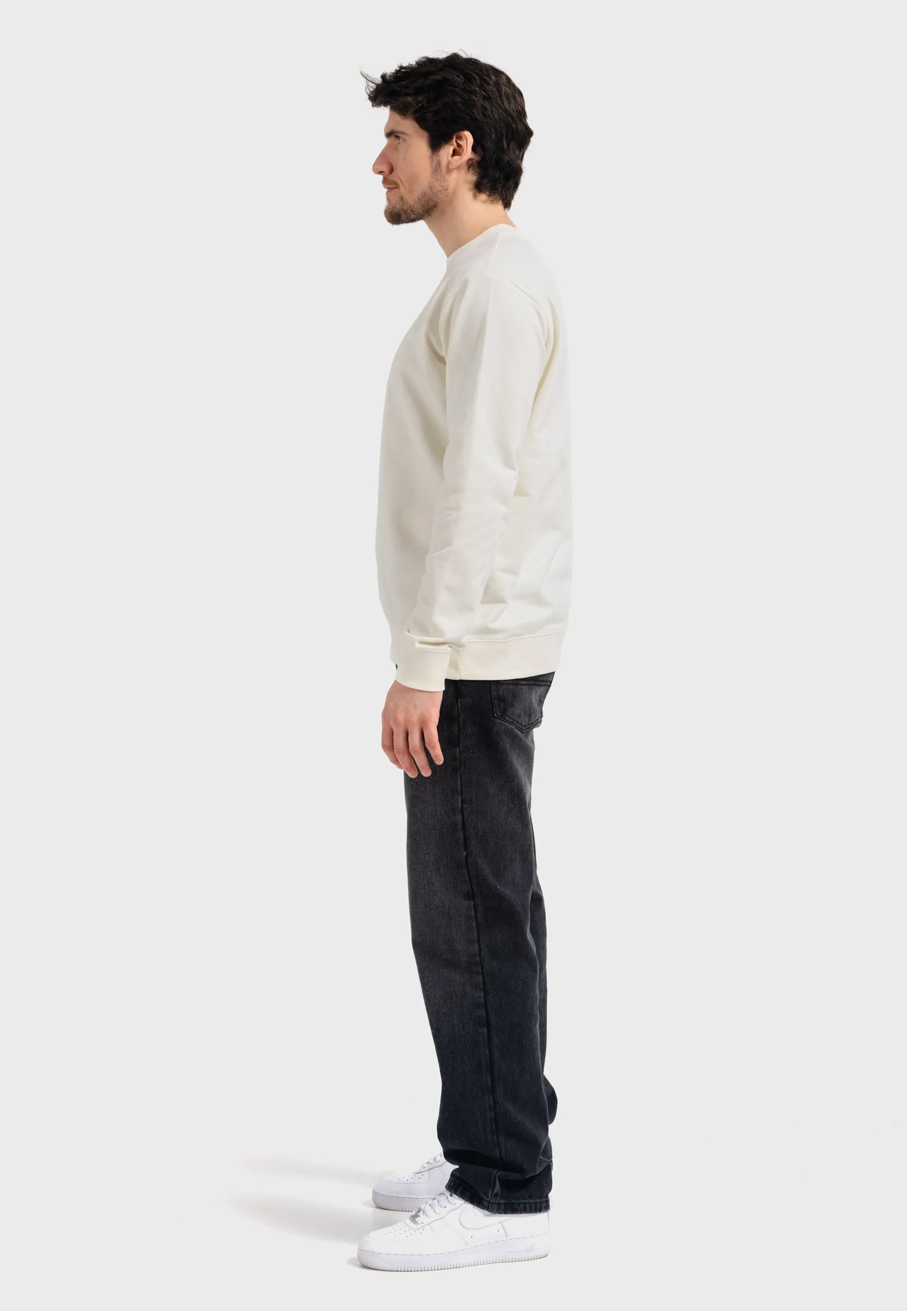 Oldskull Iconic Logo Sweatshirt Off White