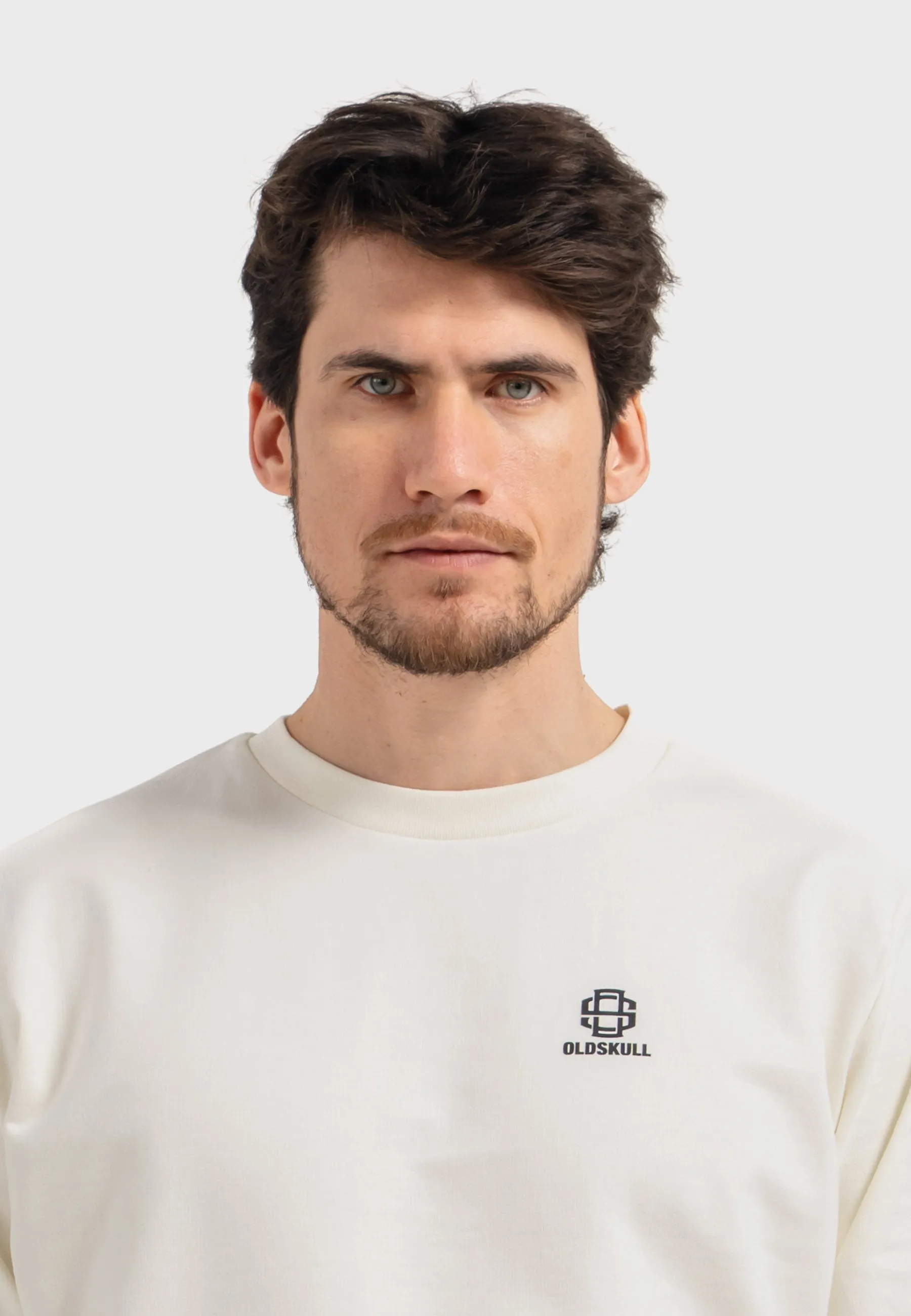 Oldskull Iconic Logo Sweatshirt Off White