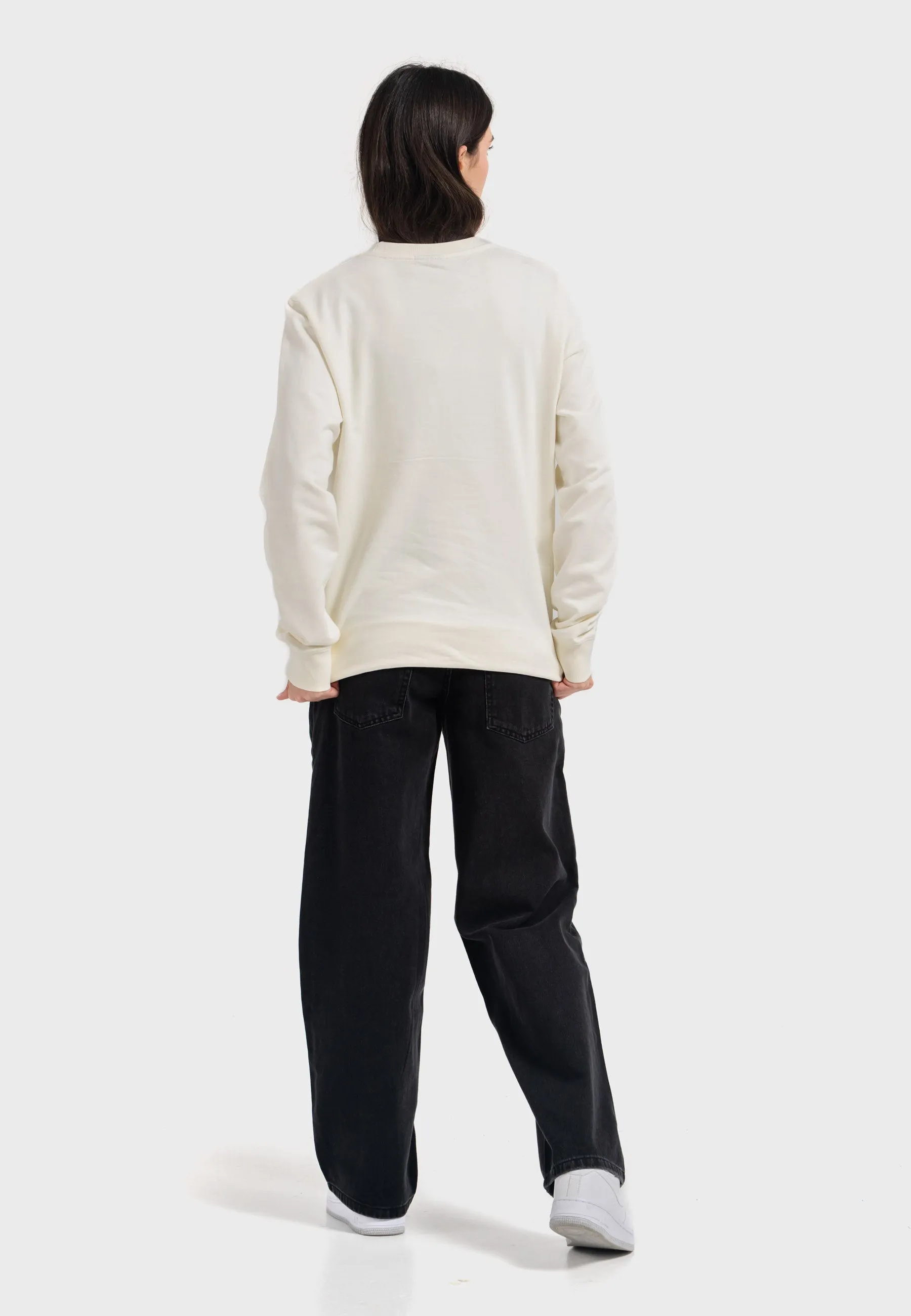 Oldskull Iconic Logo Sweatshirt Off White
