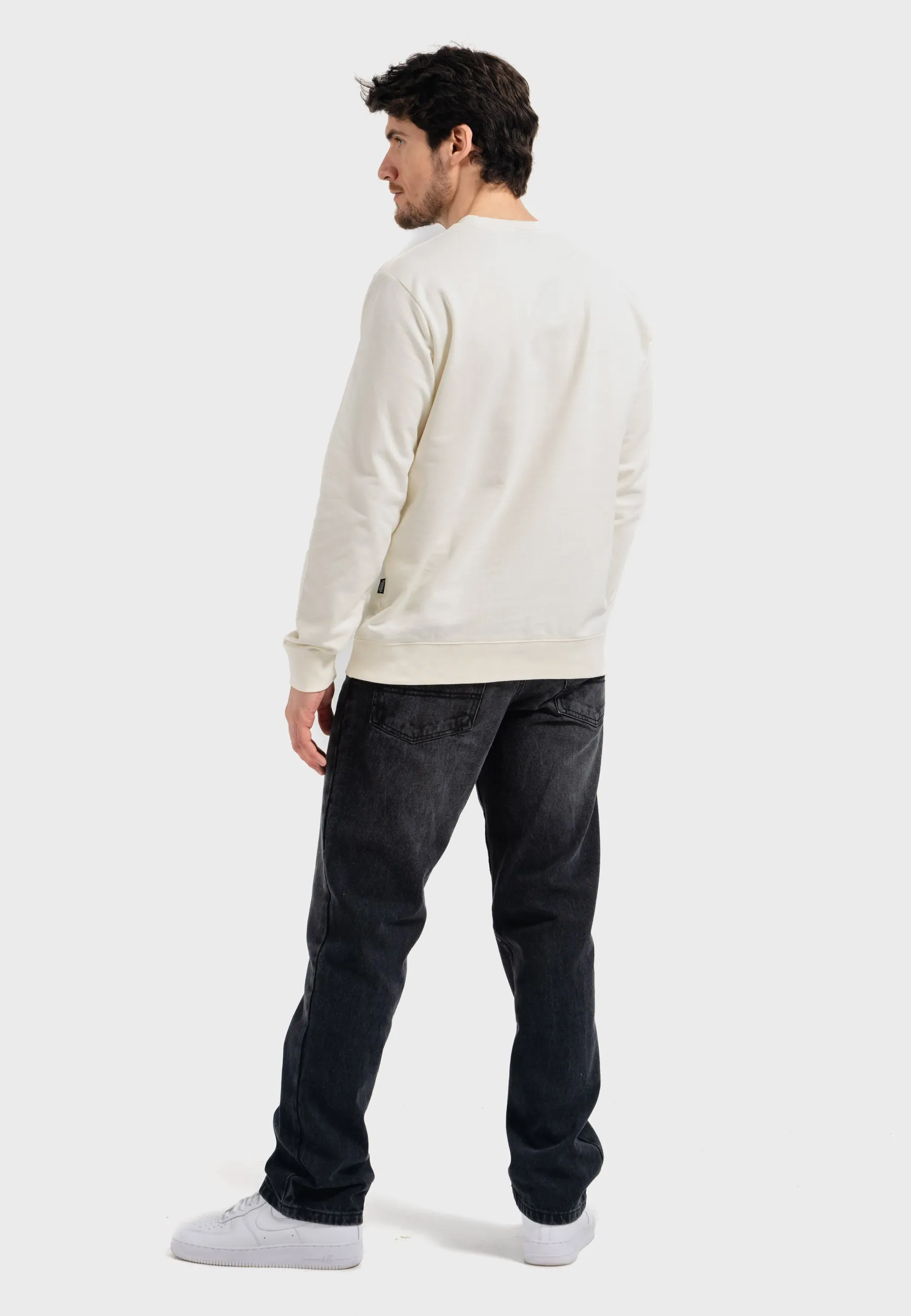 Oldskull Iconic Logo Sweatshirt Off White