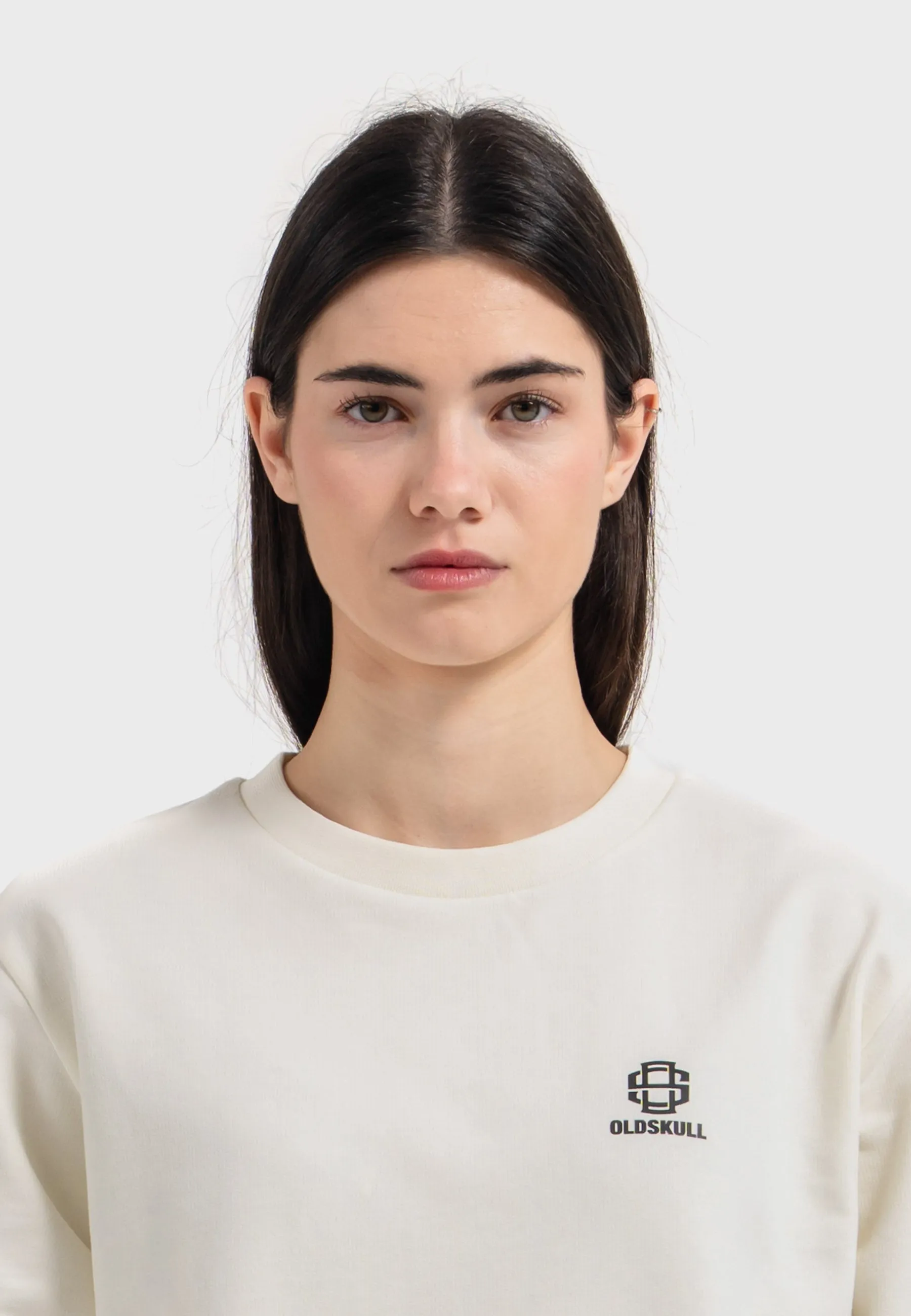 Oldskull Iconic Logo Sweatshirt Off White