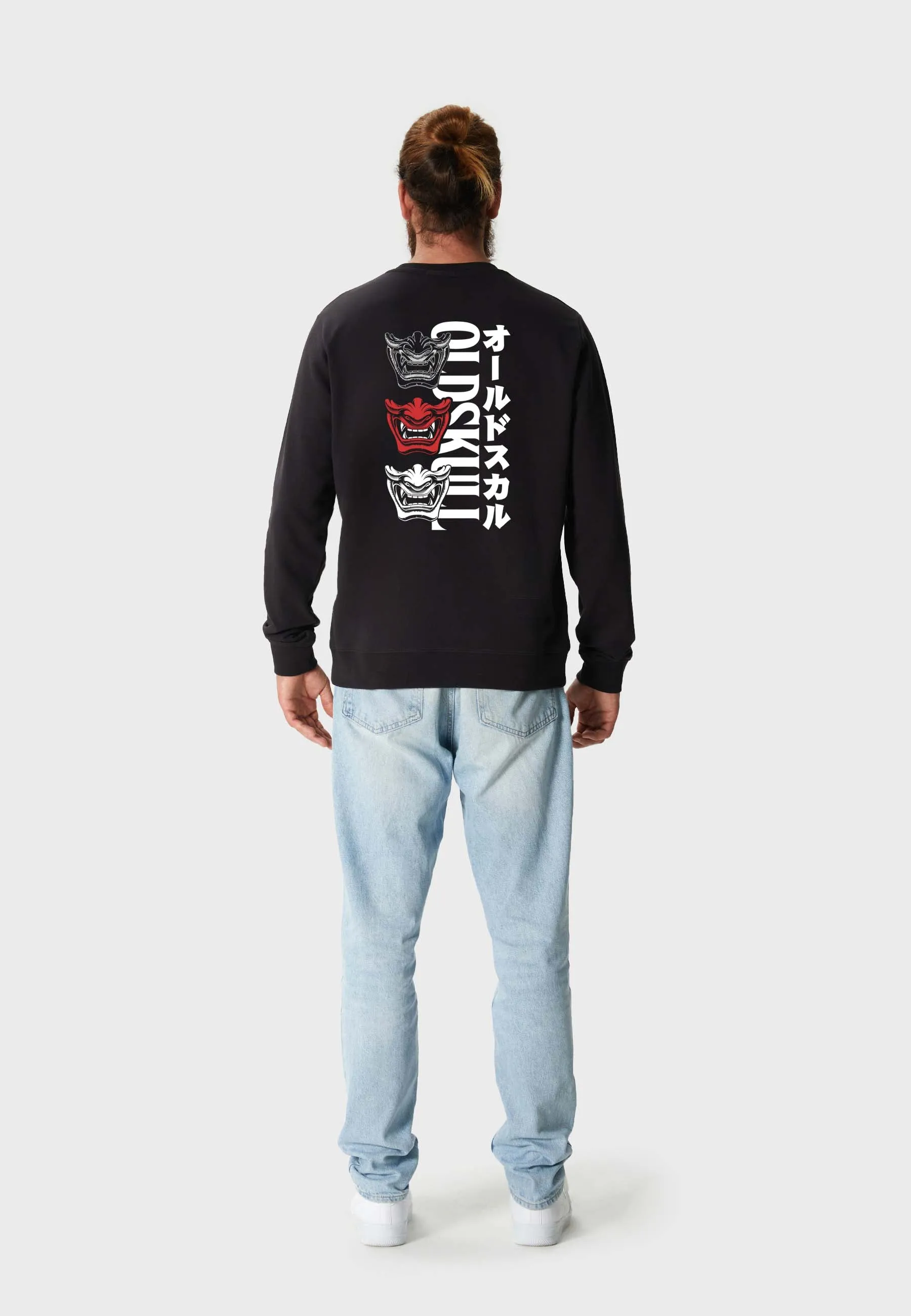 Oni Orgy Backprint Sweatshirt Black